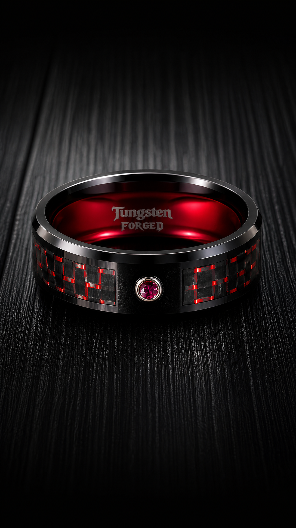 Ruby Carbon Fiber - Tungsten Forged