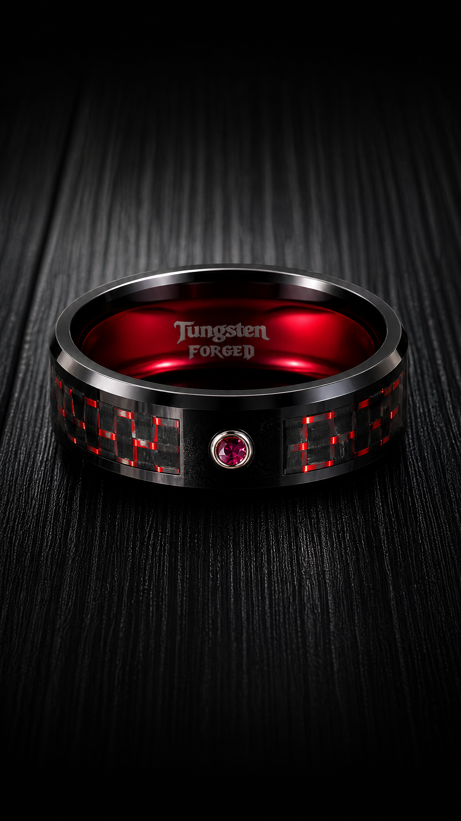 Ruby Carbon Fiber - Tungsten Forged